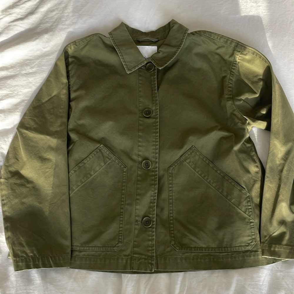 Madewell Olive cotton jacket